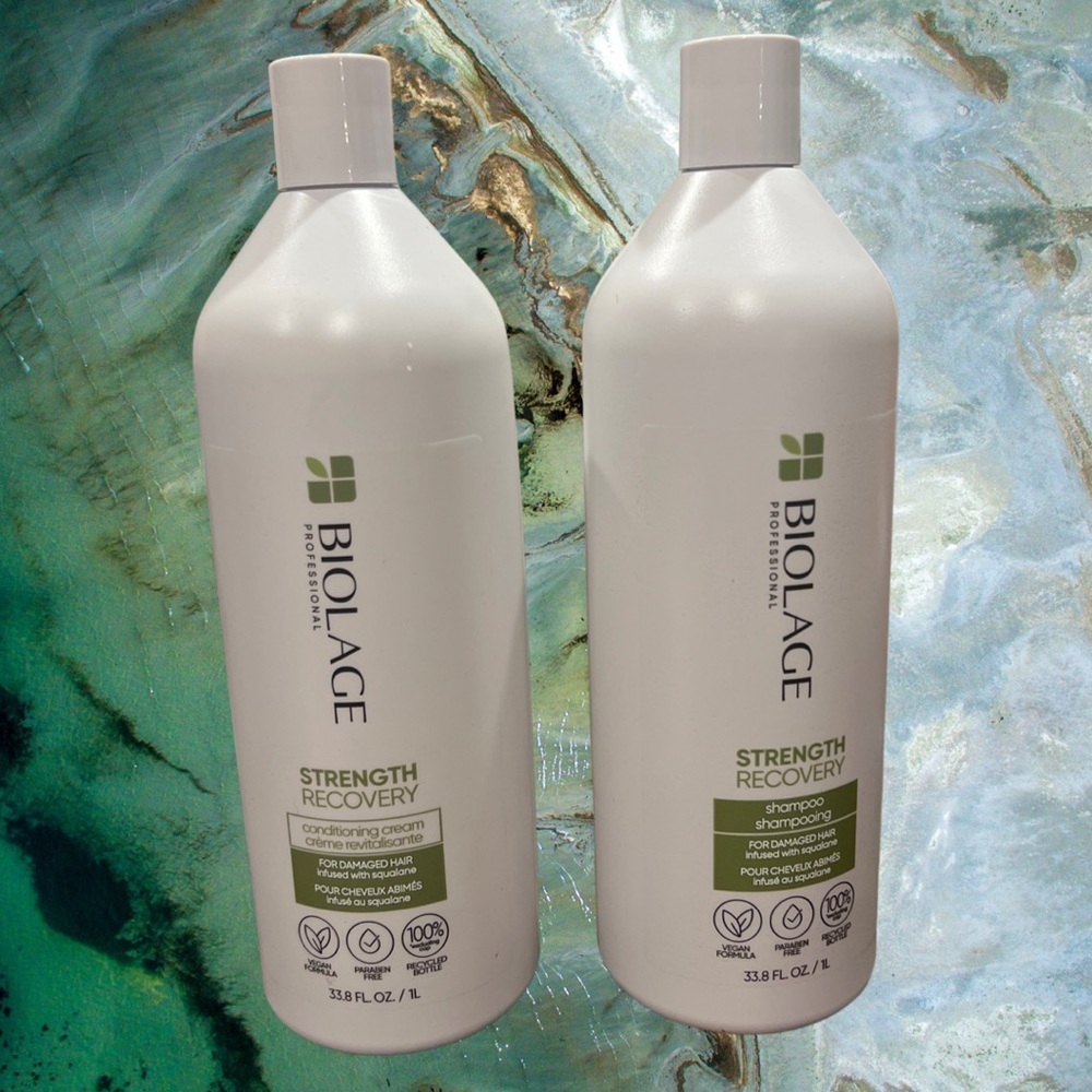 Biolage Strength Recovery Shampoo Conditioner 33.8 oz